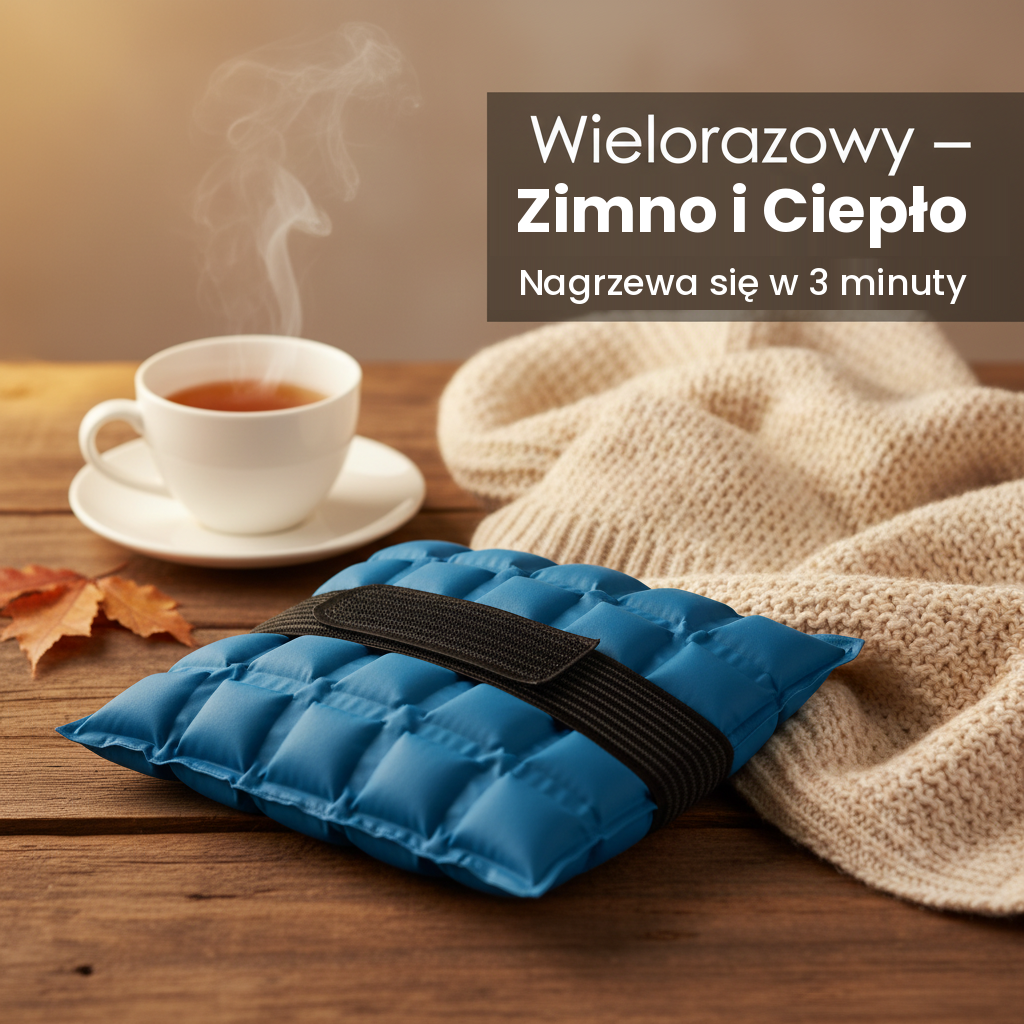 Wielorazowy żelowy worek do zimna i ciepła